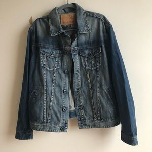 Guess Jeans Mens XXL Denim Fade Jacket